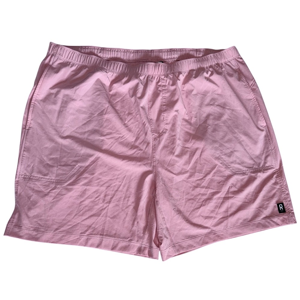 Rhone Mens XXL‎ Pink Salt 7" Essentials Training Shorts Unlined NWT